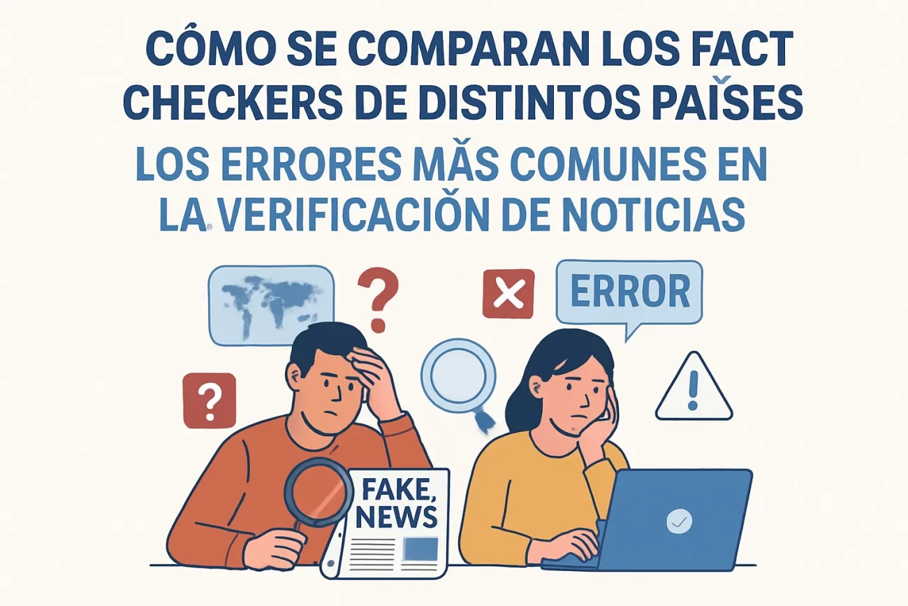 cómo se comparan los fact checkers de distintos países Los errores más comunes en la verificación de noticias