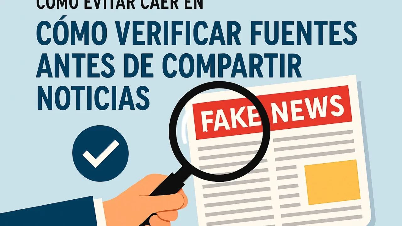 Cómo evitar caer en noticias falsas: guía para verificar fuentes antes de compartir información