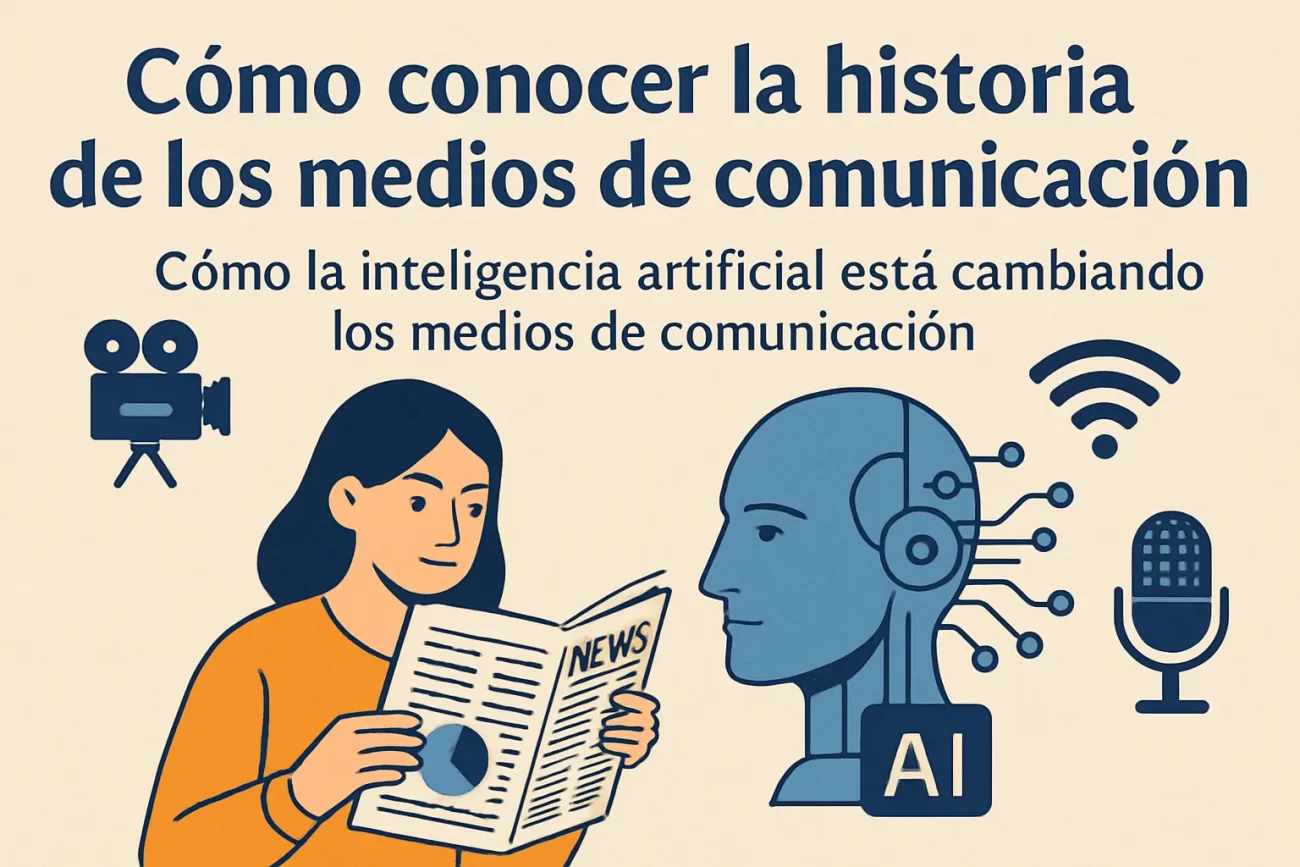 cómo conocer la historia de los medios de comunicación Cómo la inteligencia artificial está cambiando los medios de comunicación