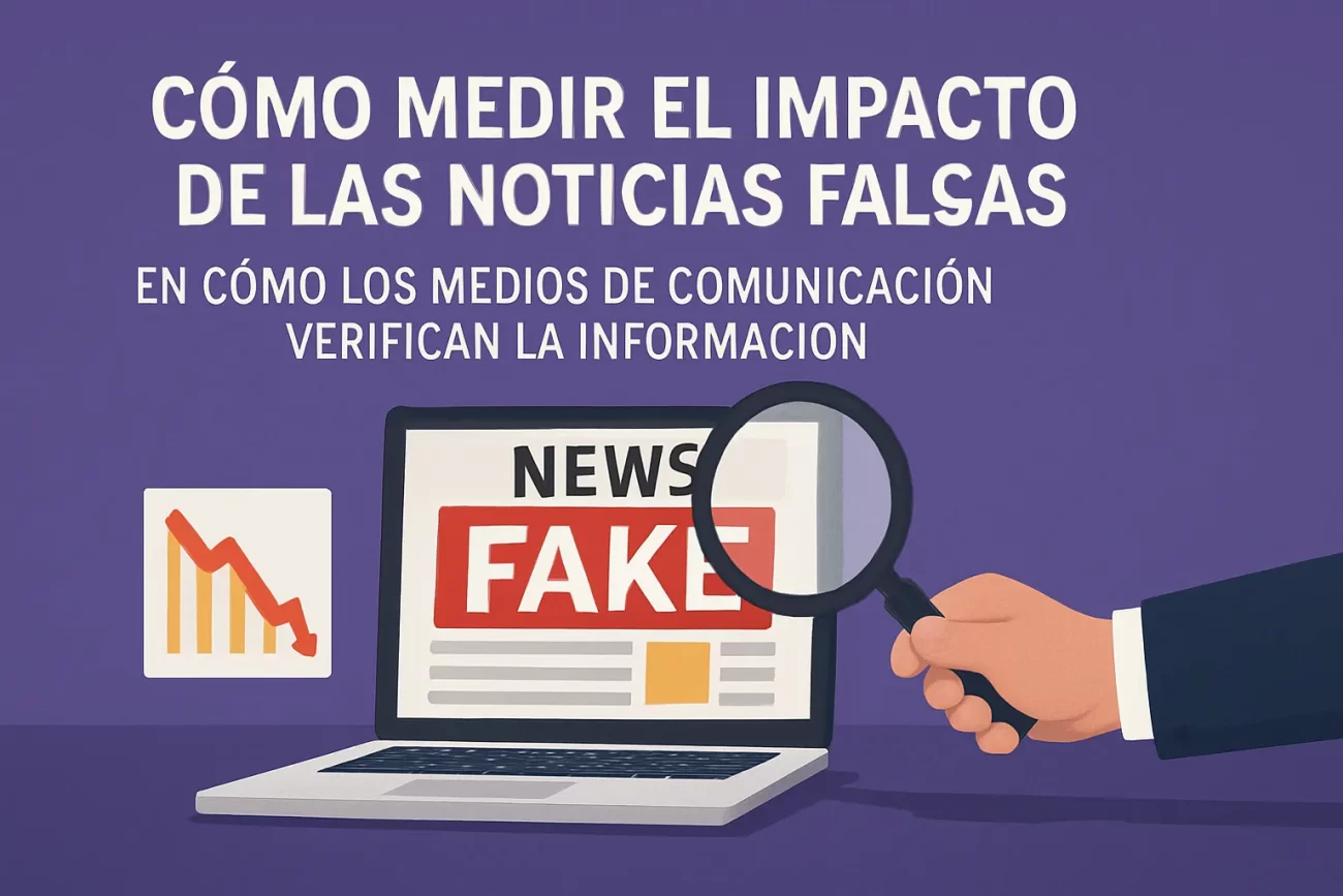 cómo medir el impacto de las noticias falsas en Cómo los medios de comunicación verifican la información