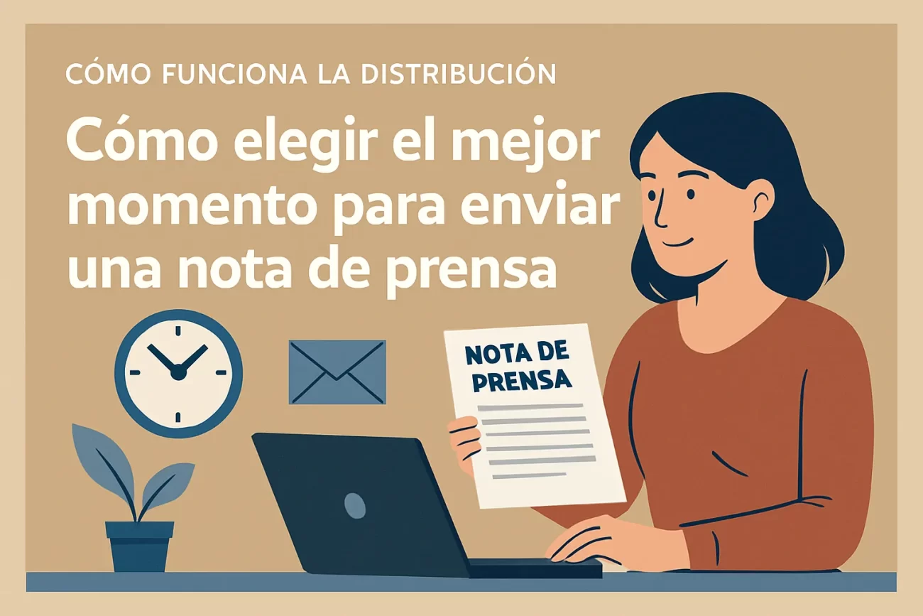cómo funciona la distribución de Cómo elegir el mejor momento para enviar una nota de prensa