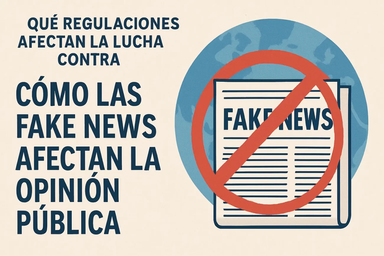 qué regulaciones afectan la lucha contra Cómo las fake news afectan la opinión pública