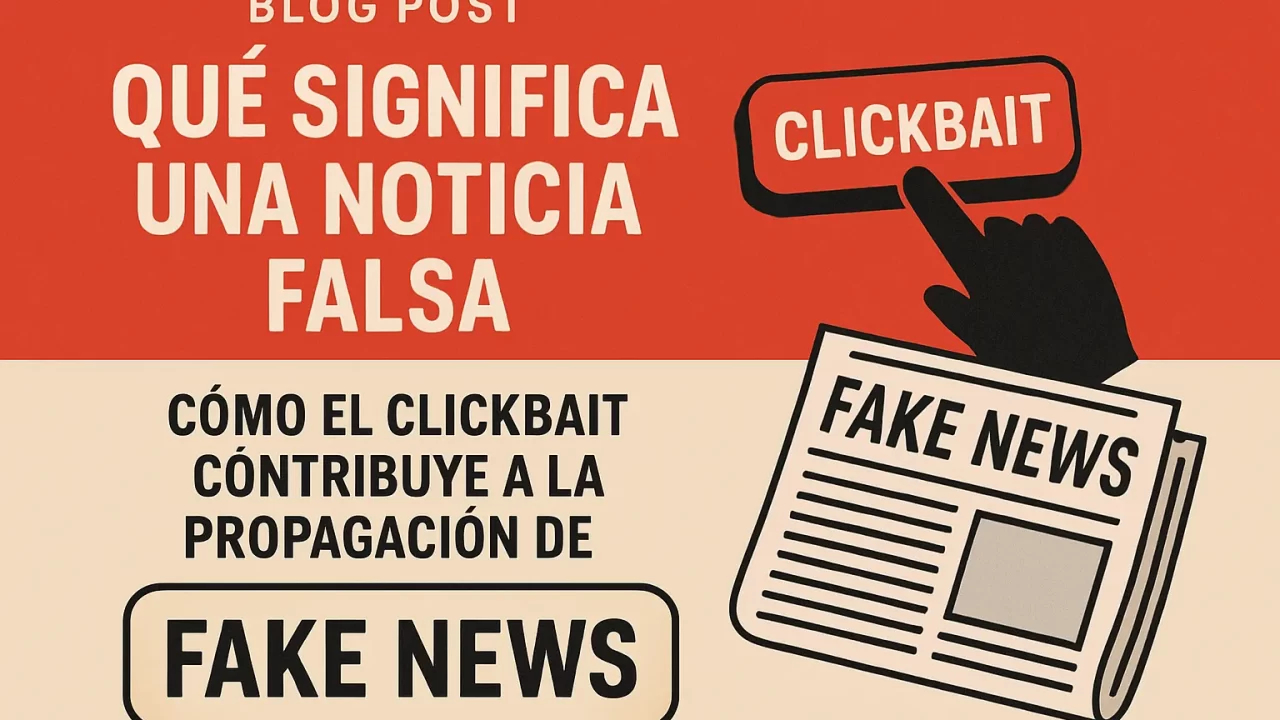 Qué significa una noticia falsa y cómo el clickbait contribuye a la propagación de fake news