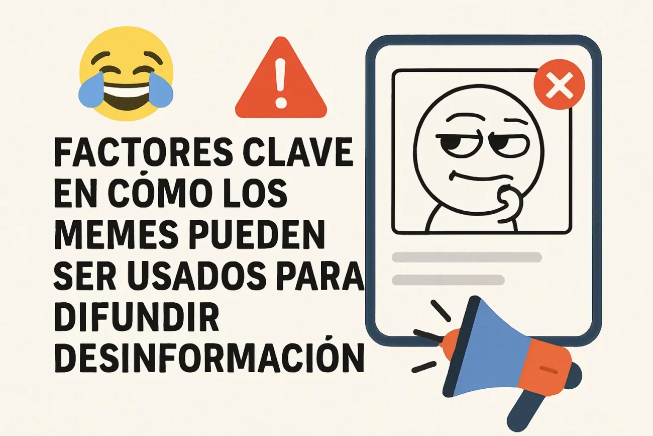 factores clave en Cómo los memes pueden ser usados para difundir desinformación