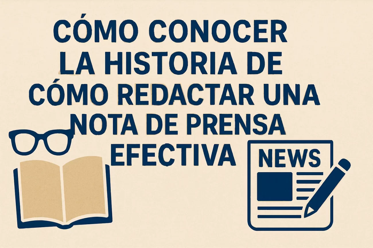 como-conocer-la-historia-de-Como-redactar-una-nota-de-prensa-efectiva - Notadeprensa.eu cómo conocer la historia de Cómo redactar una nota de prensa efectiva