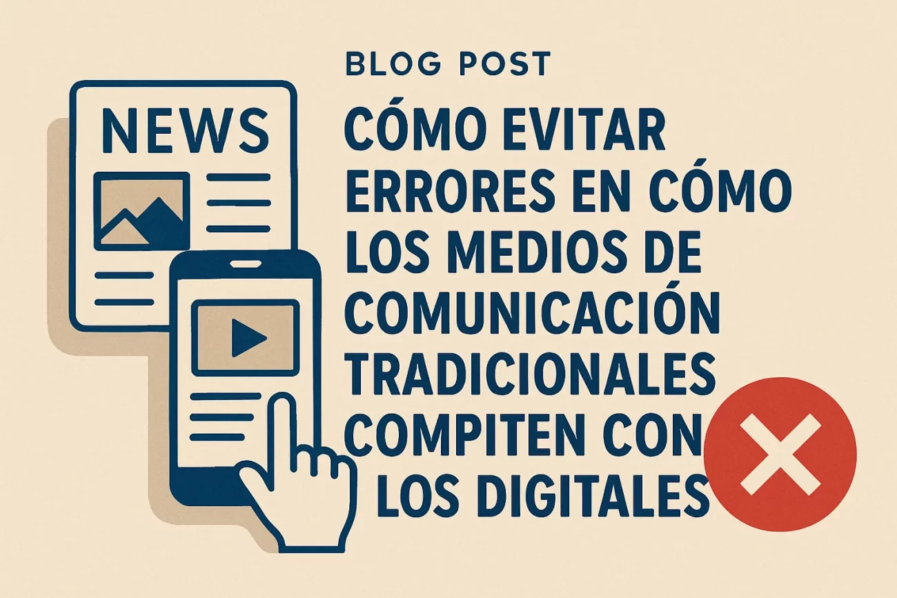 cómo evitar errores en Cómo los medios de comunicación tradicionales compiten con los digitales