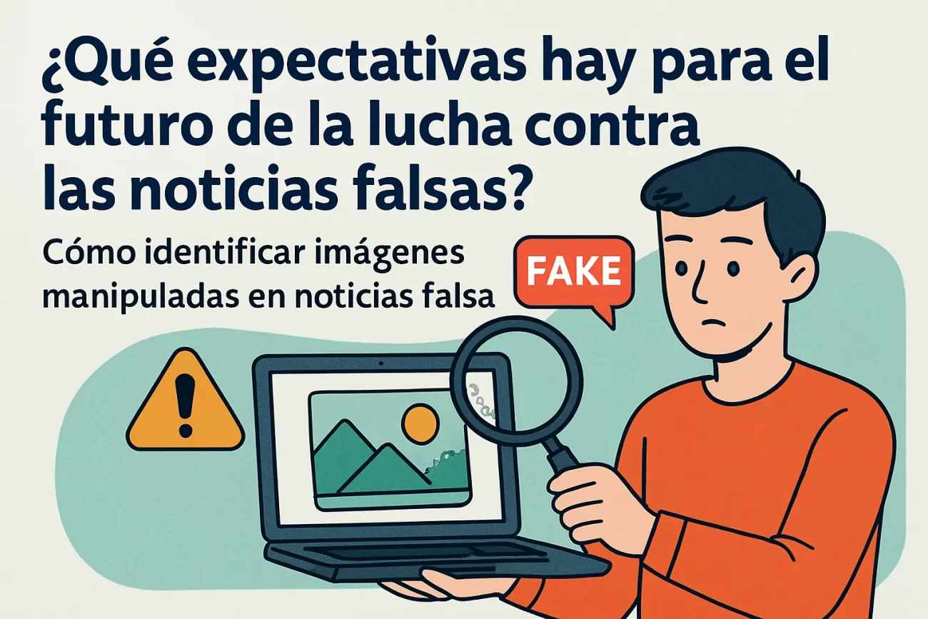 qué expectativas hay para el futuro de la lucha contra Cómo identificar imágenes manipuladas en noticias falsas