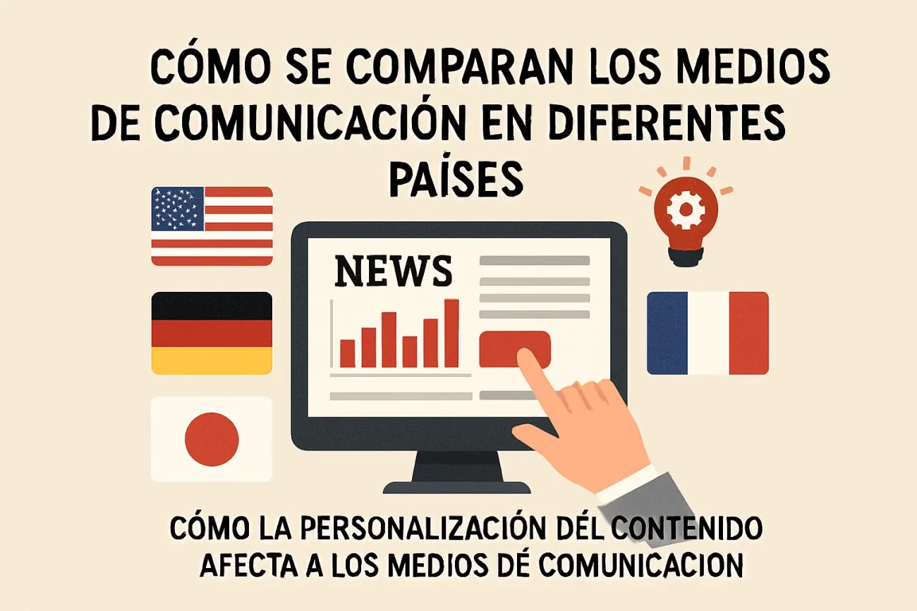 cómo se comparan los medios de comunicación en diferentes países Cómo la personalización del contenido afecta a los medios de comunicación