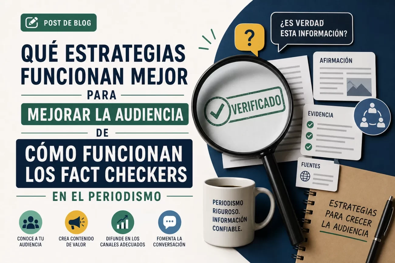 qué estrategias funcionan mejor para mejorar la audiencia de Cómo funcionan los fact checkers en el periodismo