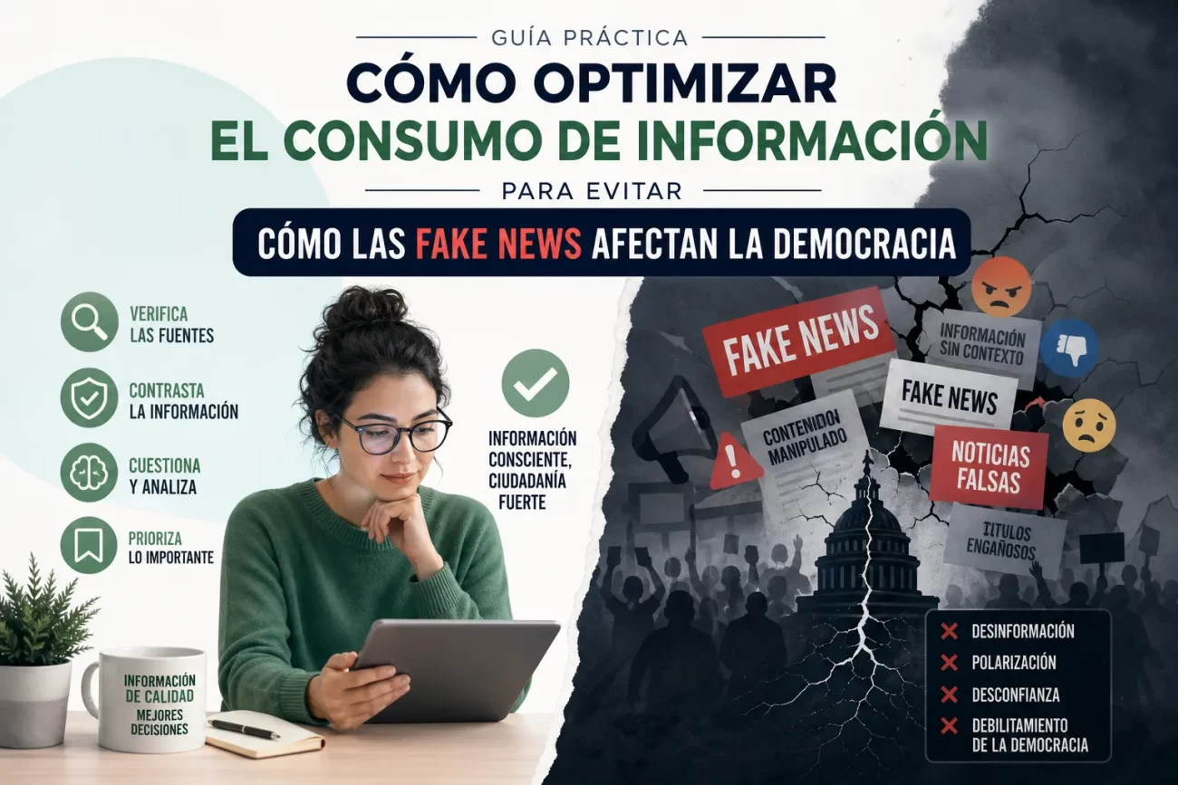 cómo optimizar el consumo de información para evitar Cómo las fake news afectan la democracia