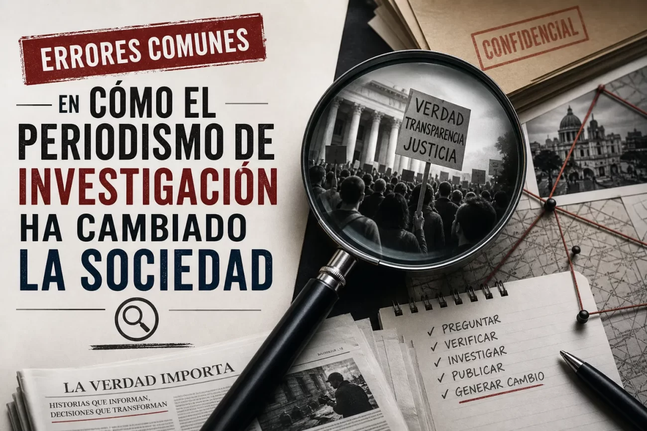 errores-comunes-en-Como-el-periodismo-de-investigacion-ha-cambiado-la-sociedad - Notadeprensa.eu errores comunes en Cómo el periodismo de investigación ha cambiado la sociedad