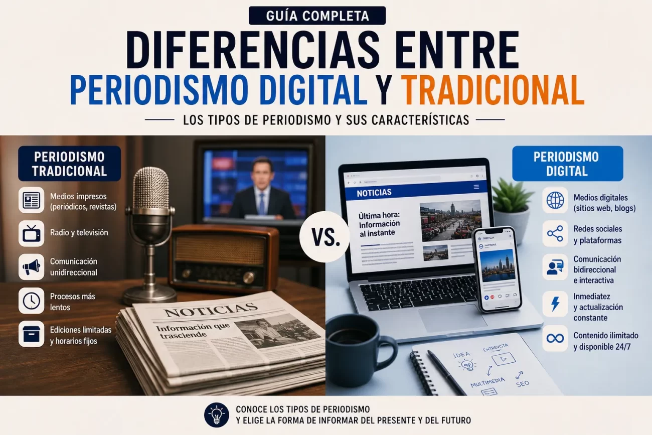 diferencias-entre-periodismo-digital-y-tradicional-Los-tipos-de-periodismo-y-sus-caracteristicas - Notadeprensa.eu diferencias entre periodismo digital y tradicional Los tipos de periodismo y sus características